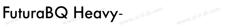 FuturaBQ Heavy字体转换